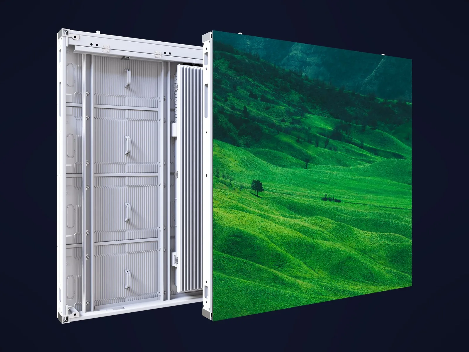 Medialed Outdoor Pro – Kabinett fram och bak