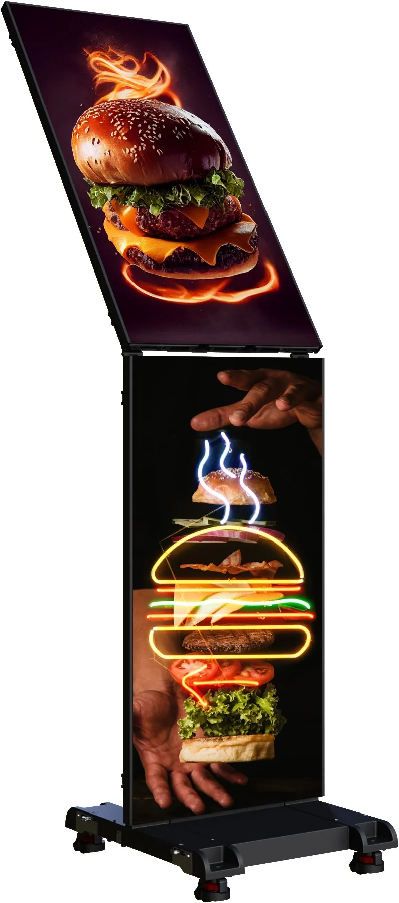 Medialed Rental Pro LED Poster – Vikt 180°